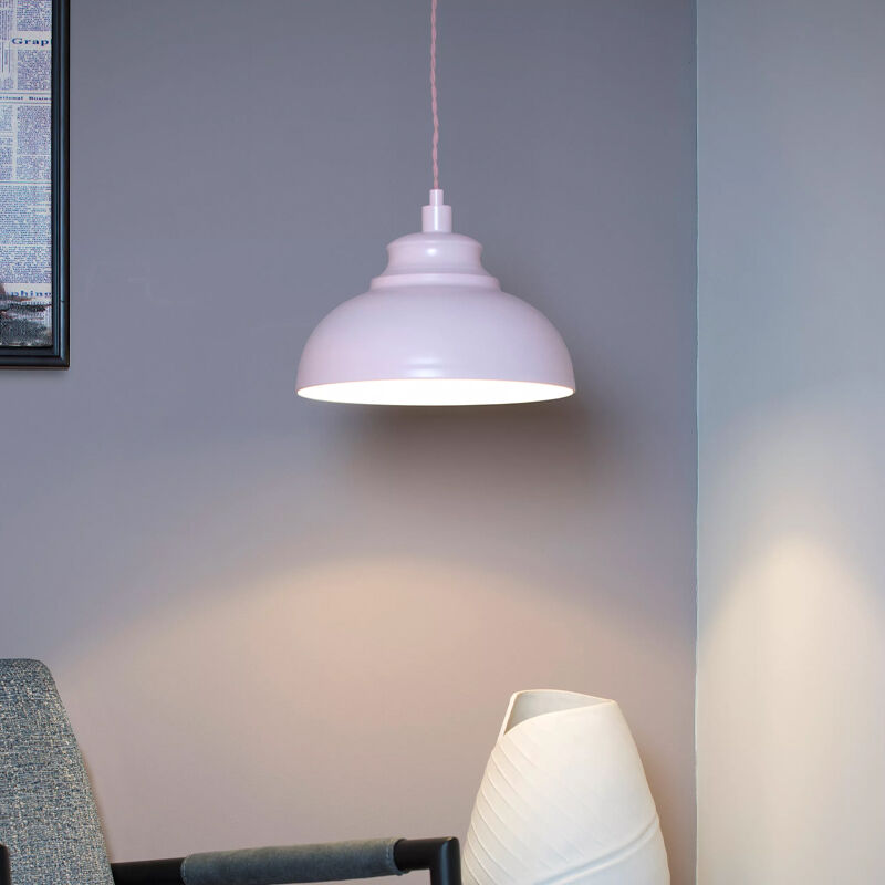 Pink pendant light modern, Isla