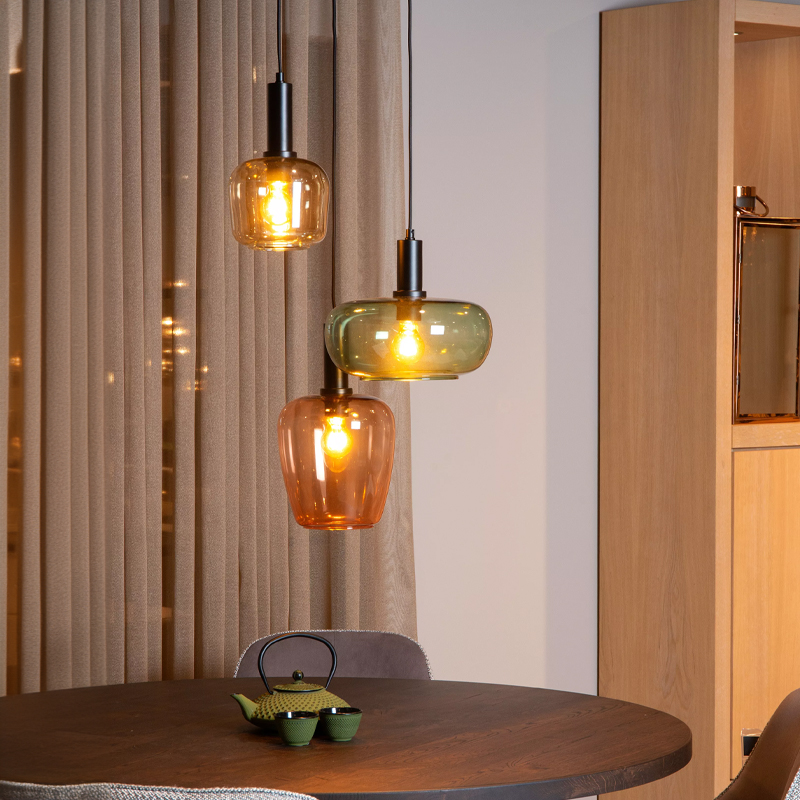 Multicoloured pendant light retro, Ilona