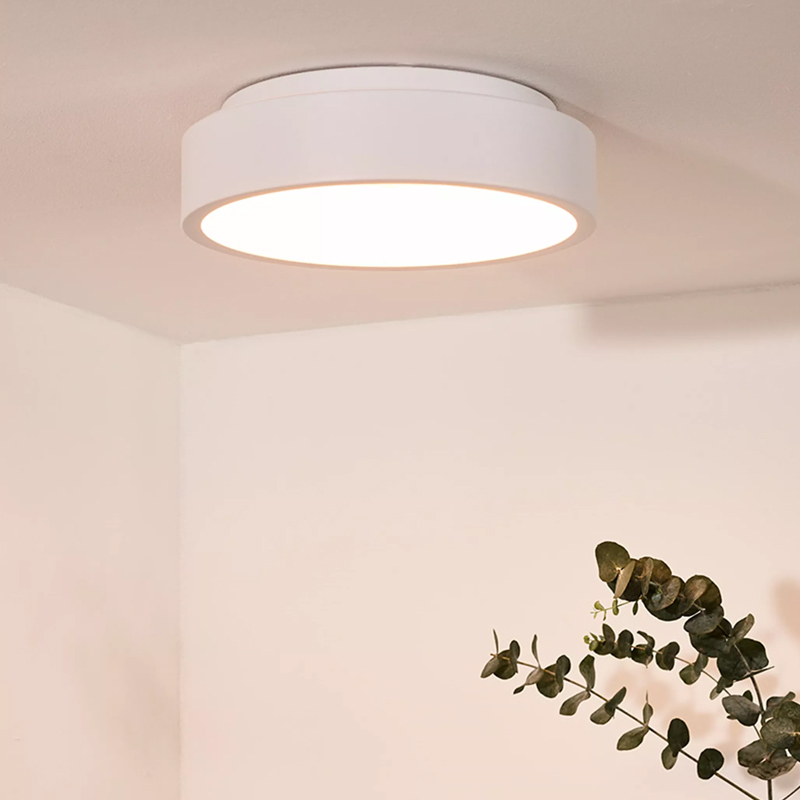 White flush ceiling light modern, Talowe, 20W, 3000K LED