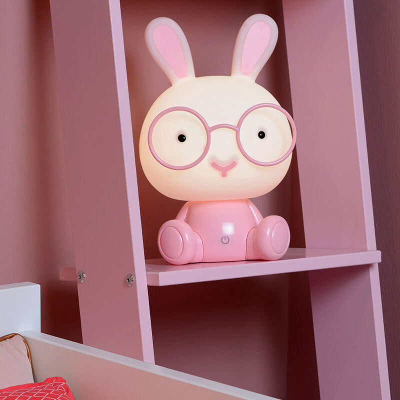 Pink children's table lamp, Dodo Rabbit, 3W, 4000K LED