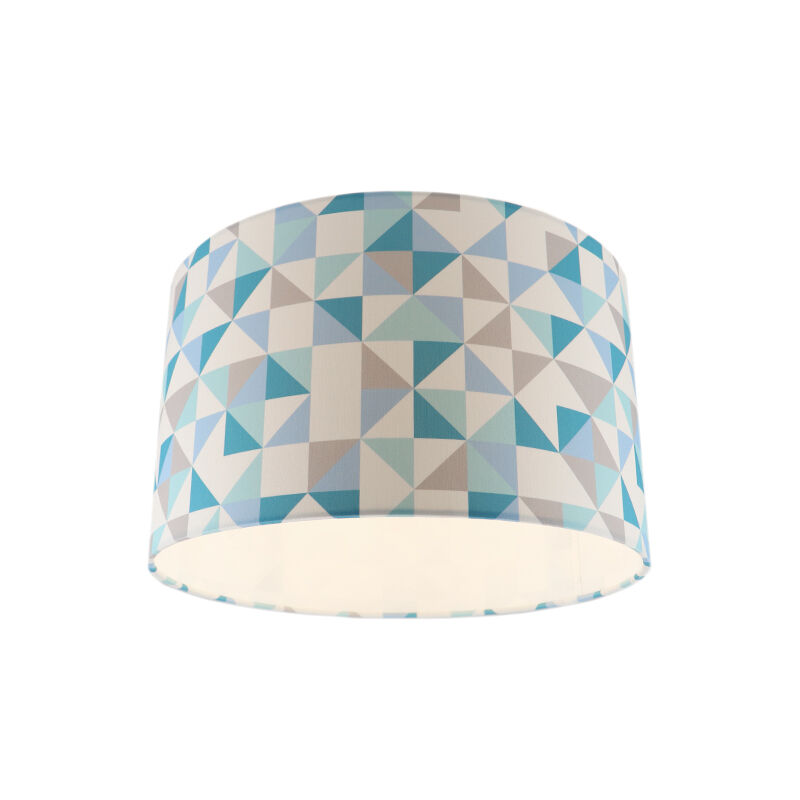 Modern kid's ceiling light blue, Diamonds