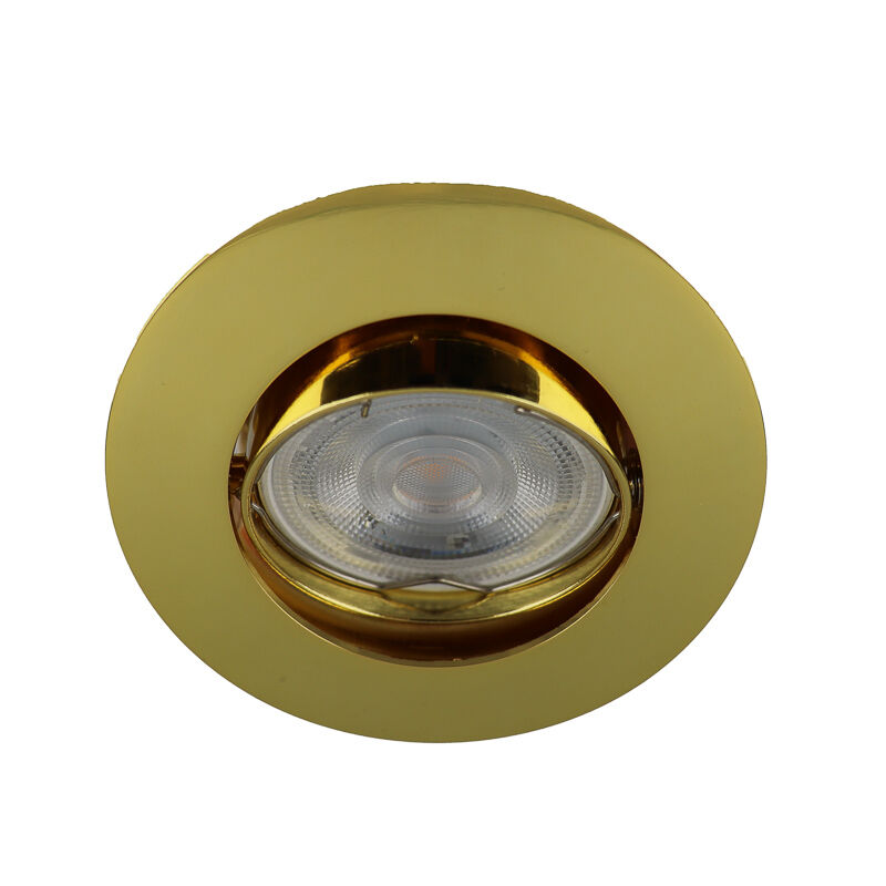 Golden modern mini recessed downlight aluminium, Lenx