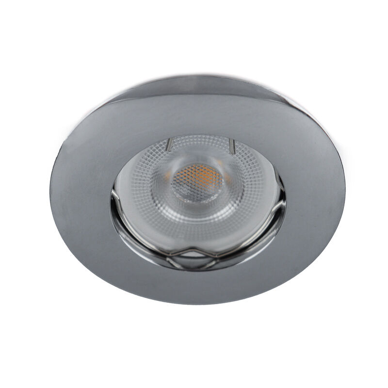 Chrome modern mini recessed downlight aluminium, Rosi