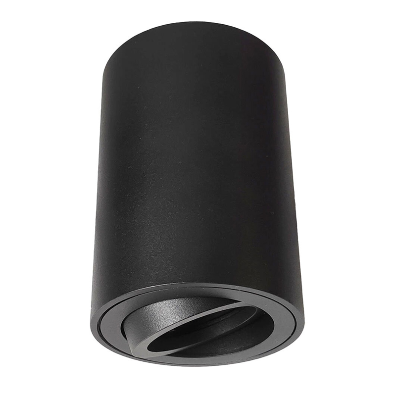 Modern surface mounted downlight black, Onno