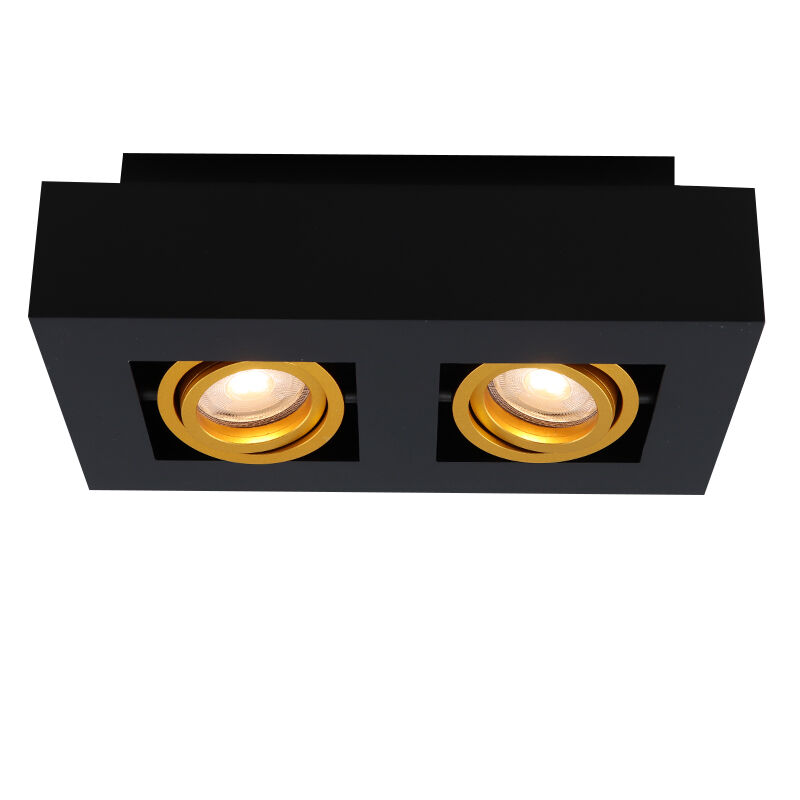 Aluminium surface mounted downlight gold, Noraly