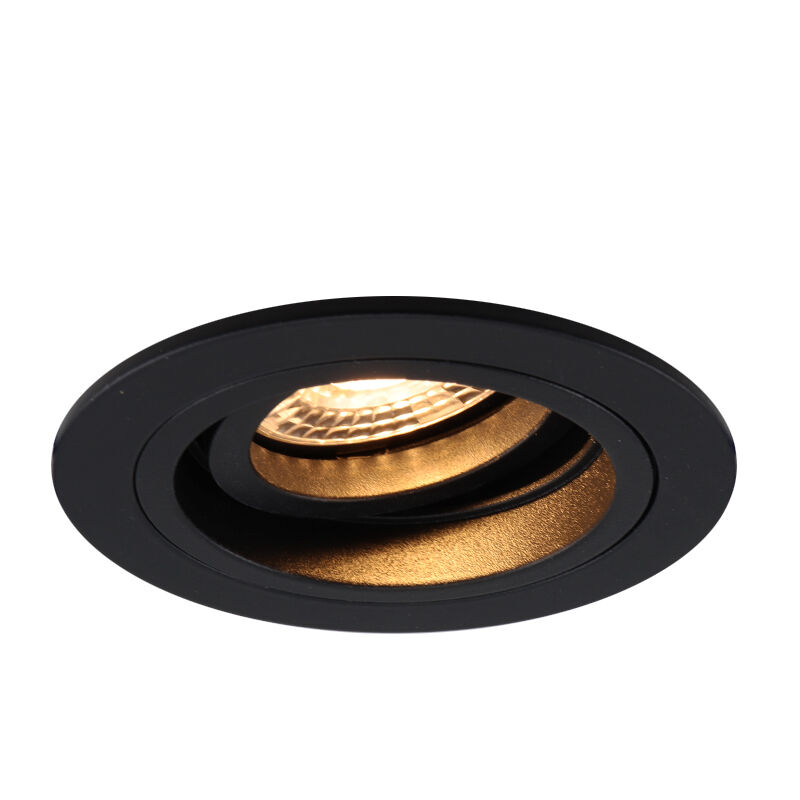 Modern recessed light black, Bredal