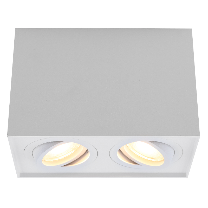 Modern surface mounted downlight white, Dane