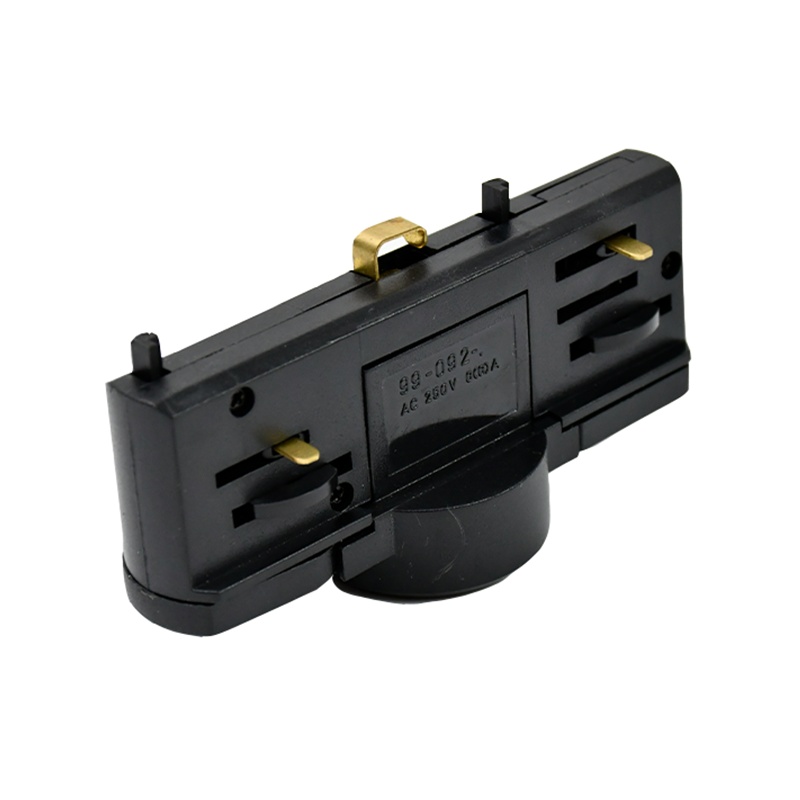Pendant adapter for 3-phase track lighting, black, Pro