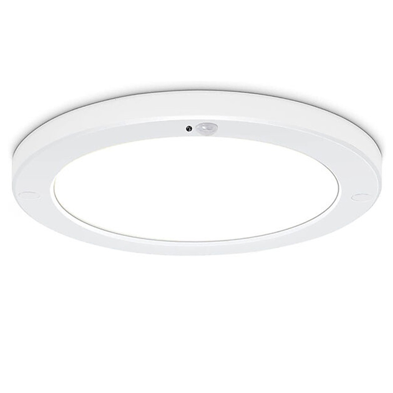 Recessed/surface-mounted LED downlight with motion sensor, Okno, 17.6W, white switch, IP22