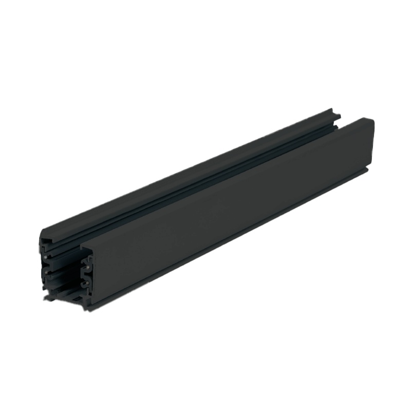 3-phase rail, 1 meter, black, Pro