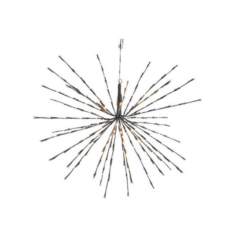 45cm LED 3d star with 72 warm white twinkling LED lights