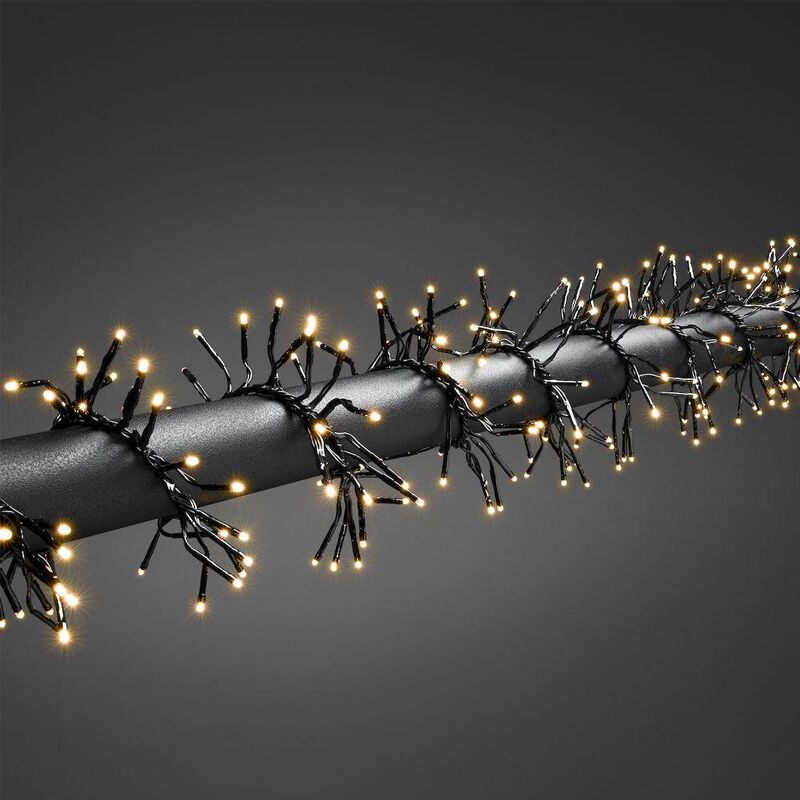 5.8m cluster lighting, 768 warm white LEDs, 8 positions!