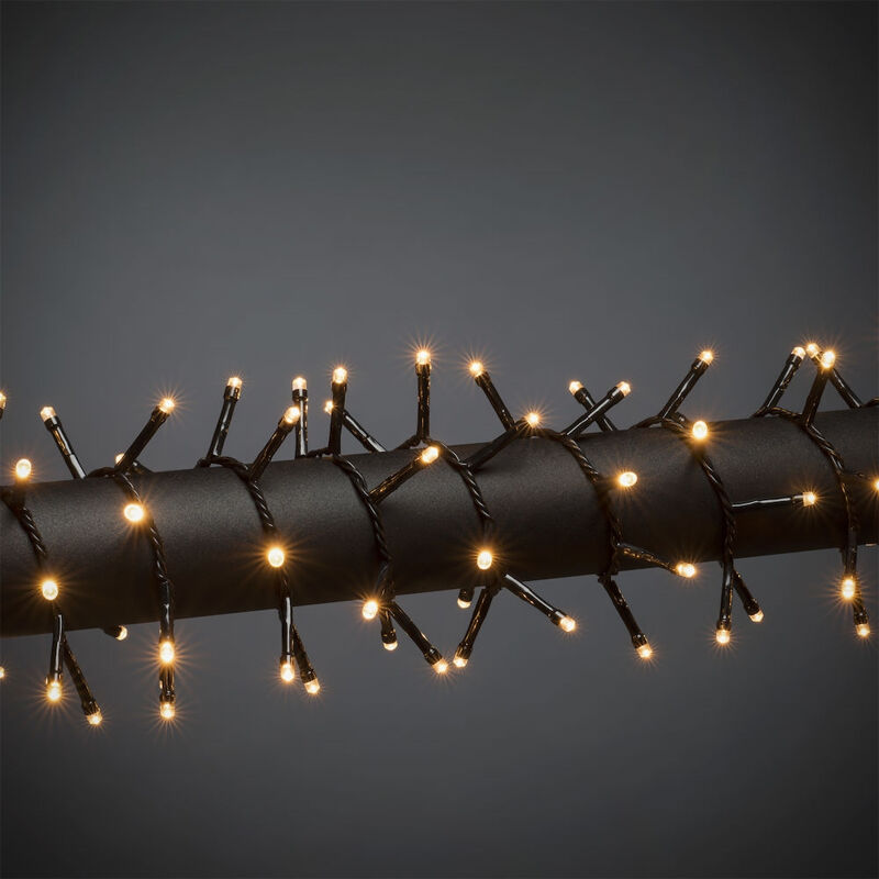 36m LED outdoor Christmas lights, 480 warm white lights