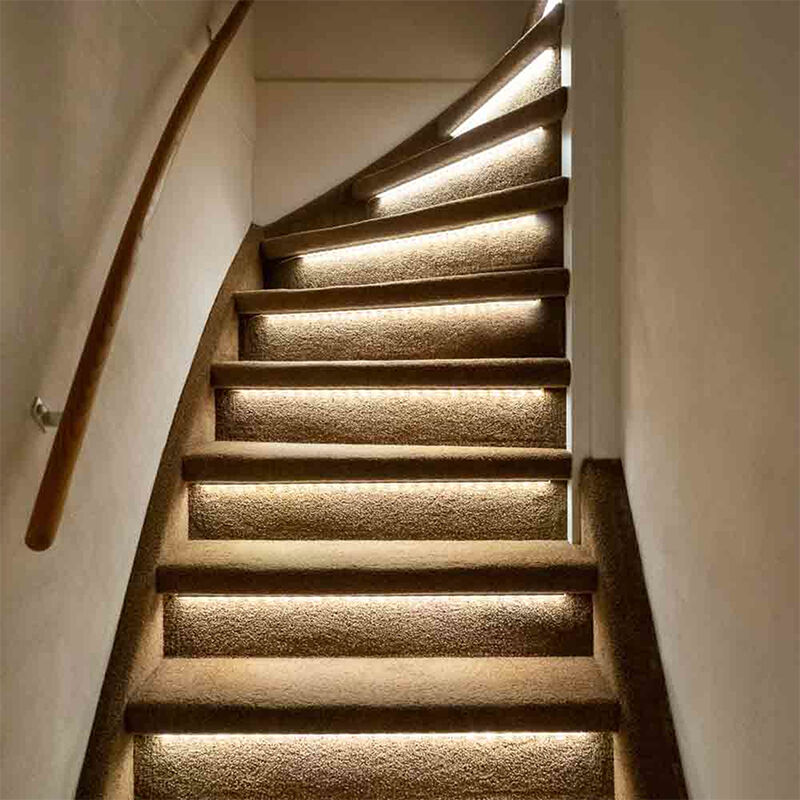 Extension set dimmable stair LED strips, 2 LED strips 2700K