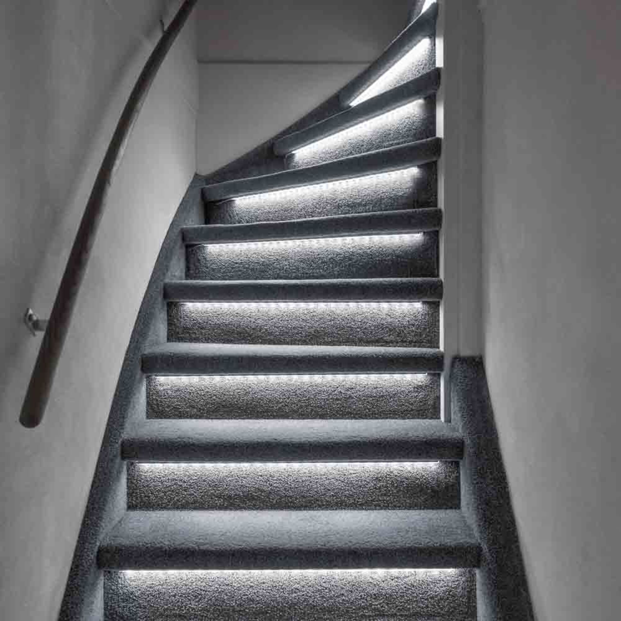 Extension set dimmable stair LED strips, 2 LED strips 4000K
