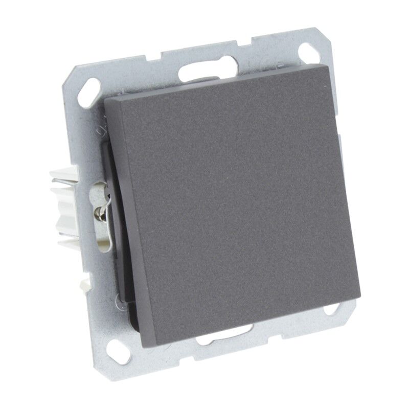 Q-Link S-Line Switch Built-in Cross, Black / anthracite
