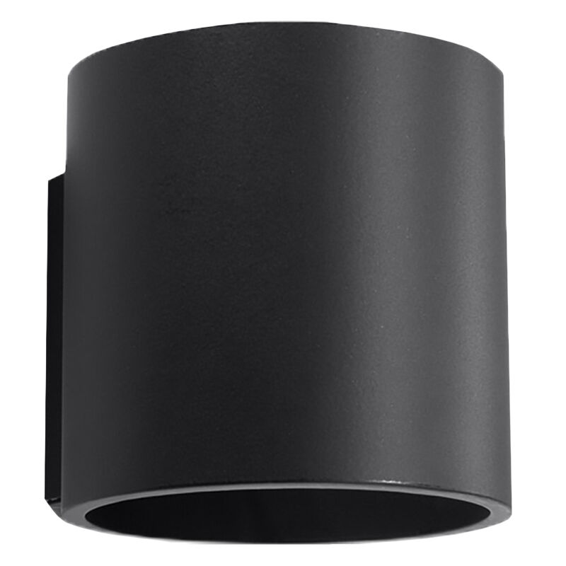 Aluminium up down wall light black, Amely