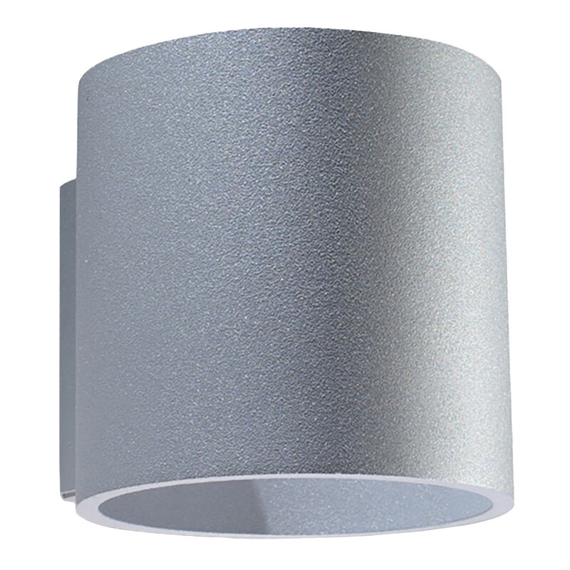 Aluminium up down wall light grey, Amely
