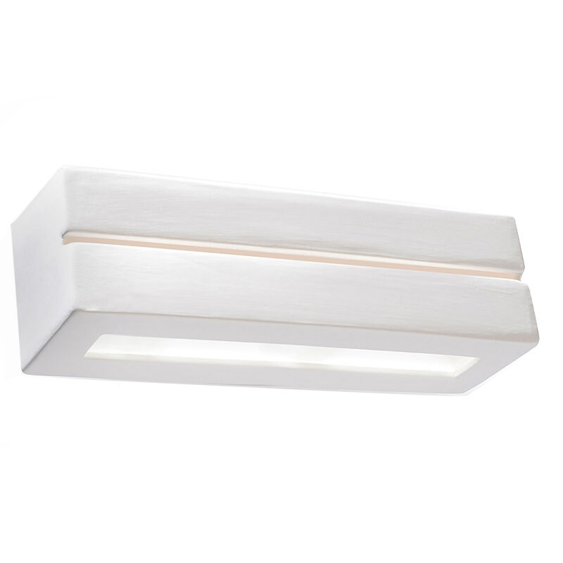 Glass up down wall light white, Emmaly