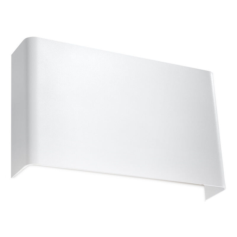 Aluminium up down wall light white, Laetitia
