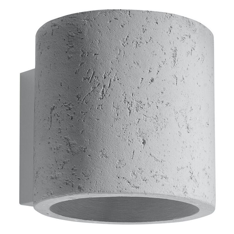 Concrete up down wall light grey, Amely