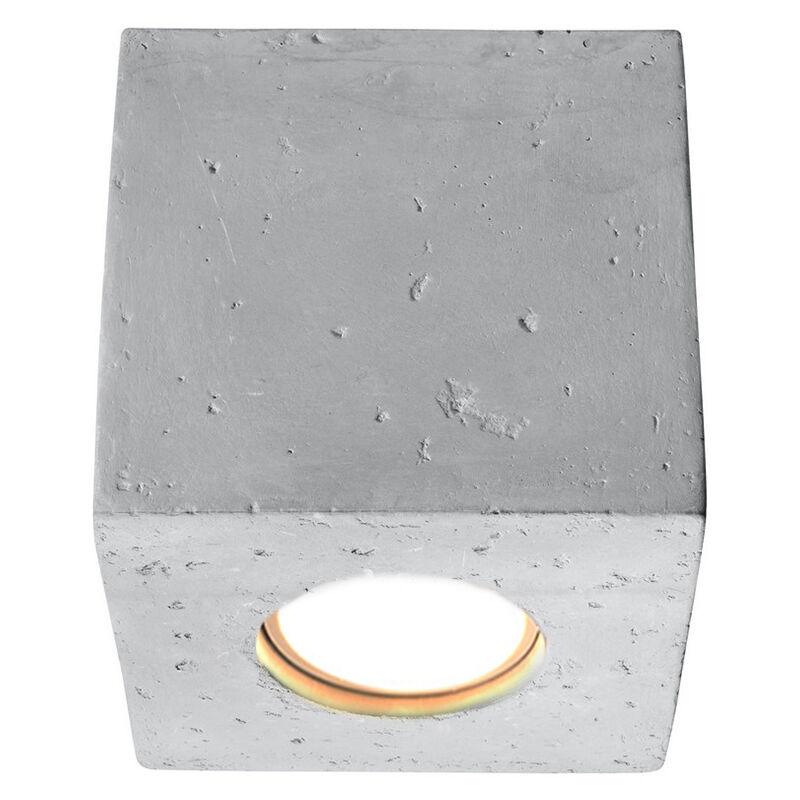 Concrete surface mounted downlight grey, Andro