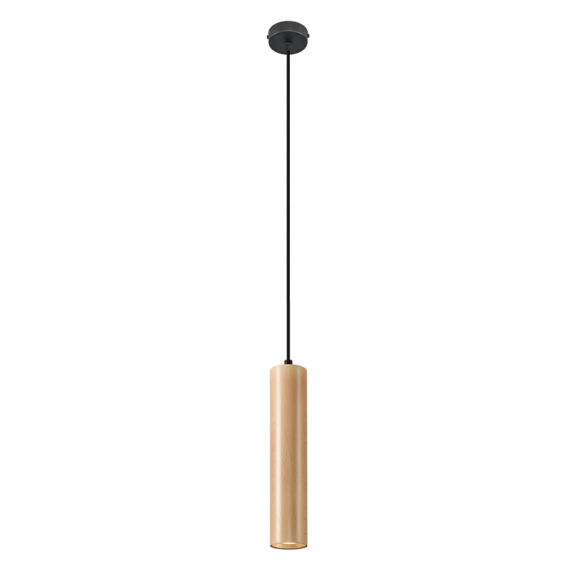 Wood pendant light brown, Francina