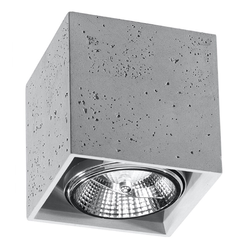 Concrete surface mounted downlight grey, Eugene