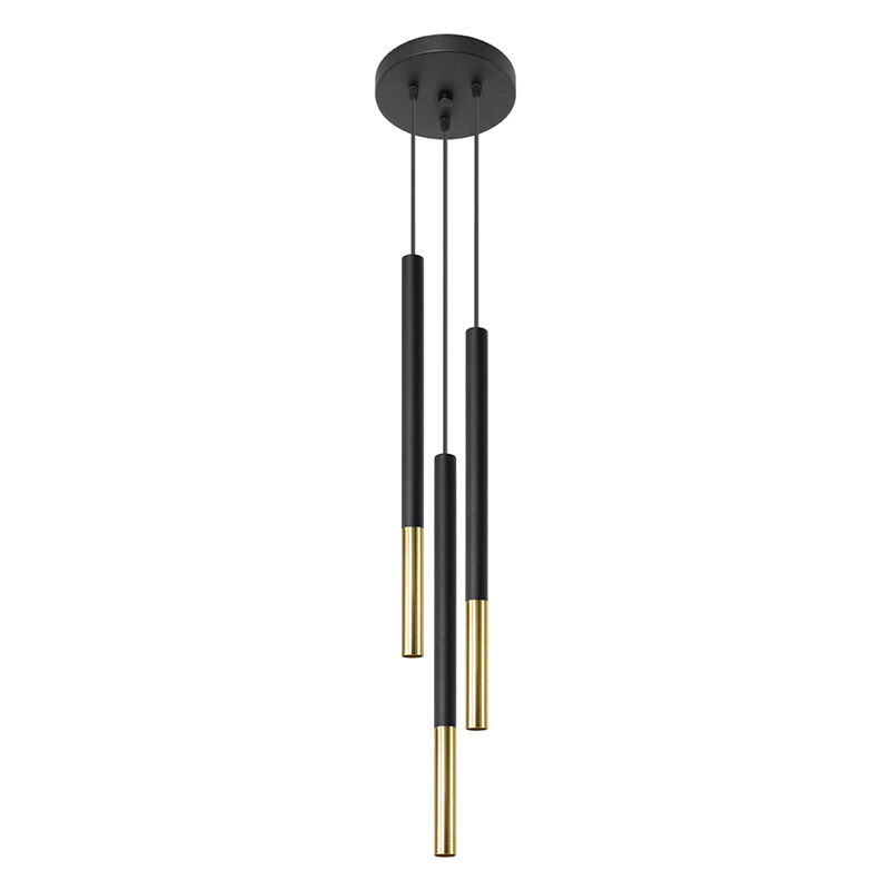 Aluminium pendant light gold, Ilonca