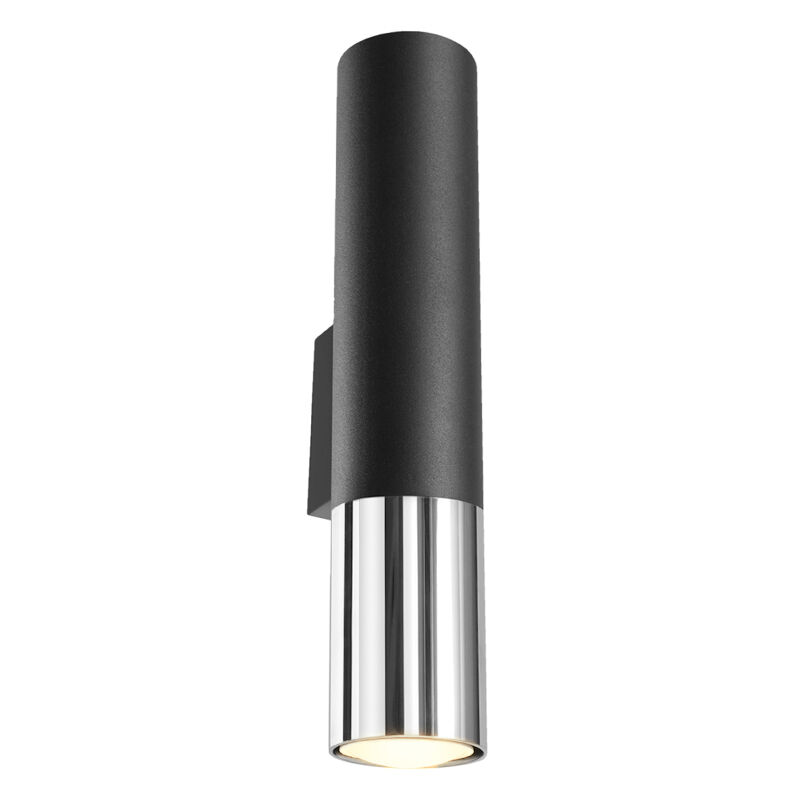 Aluminium up down wall light chrome, Hediye
