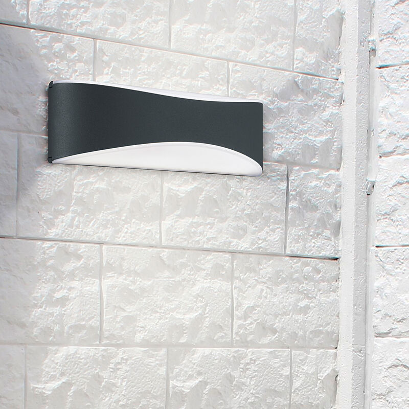 Black outdoor light modern, Bernadina, 9W, 3000K LED, IP65