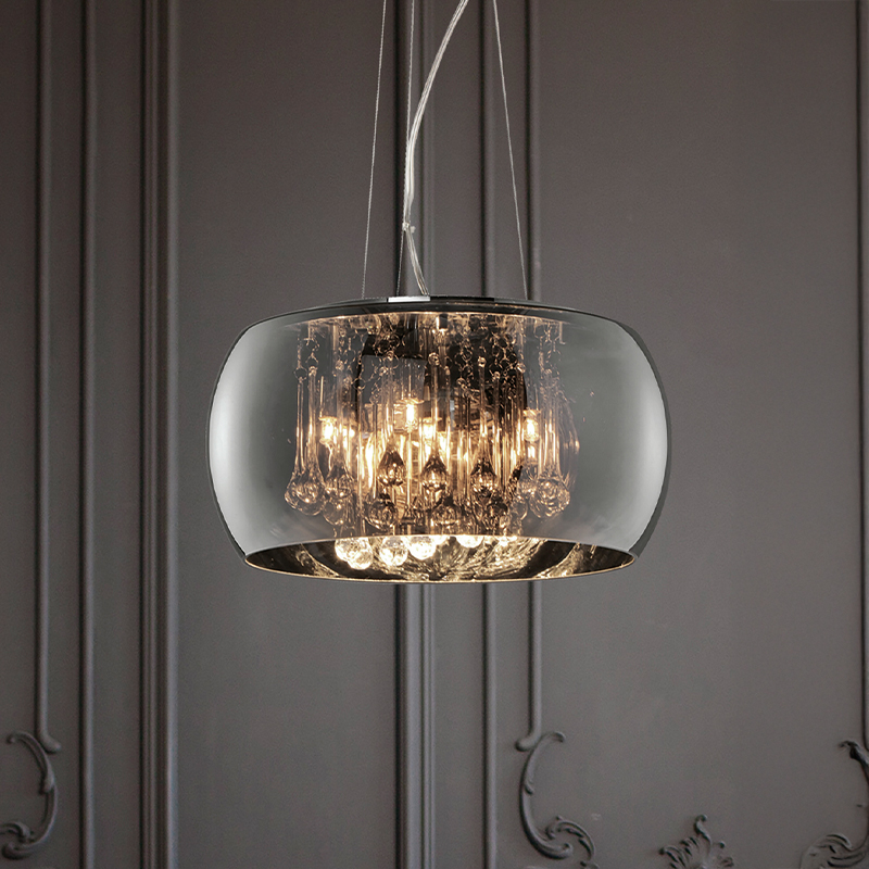 Chrome pendant light modern, Capucine