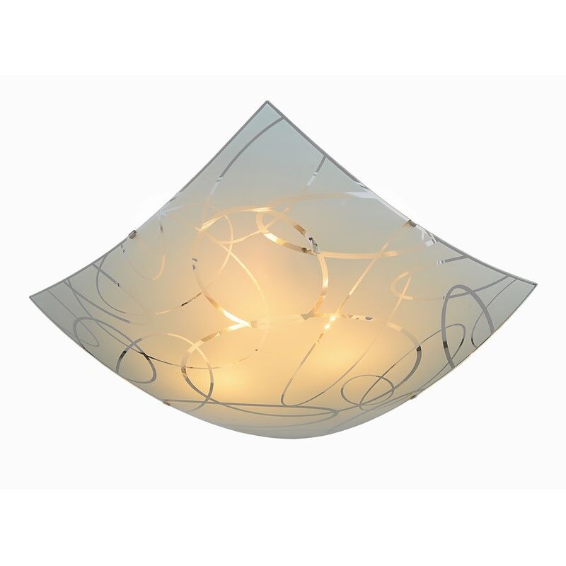 White flush ceiling light classic, Antoine