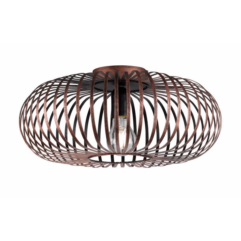 Copper flush ceiling light modern, Avni