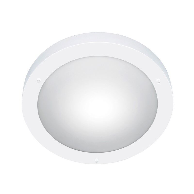 White bathroom ceiling light glass, Hadleigh, IP44