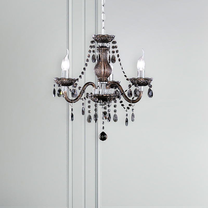 Black chandelier classic, Pedra