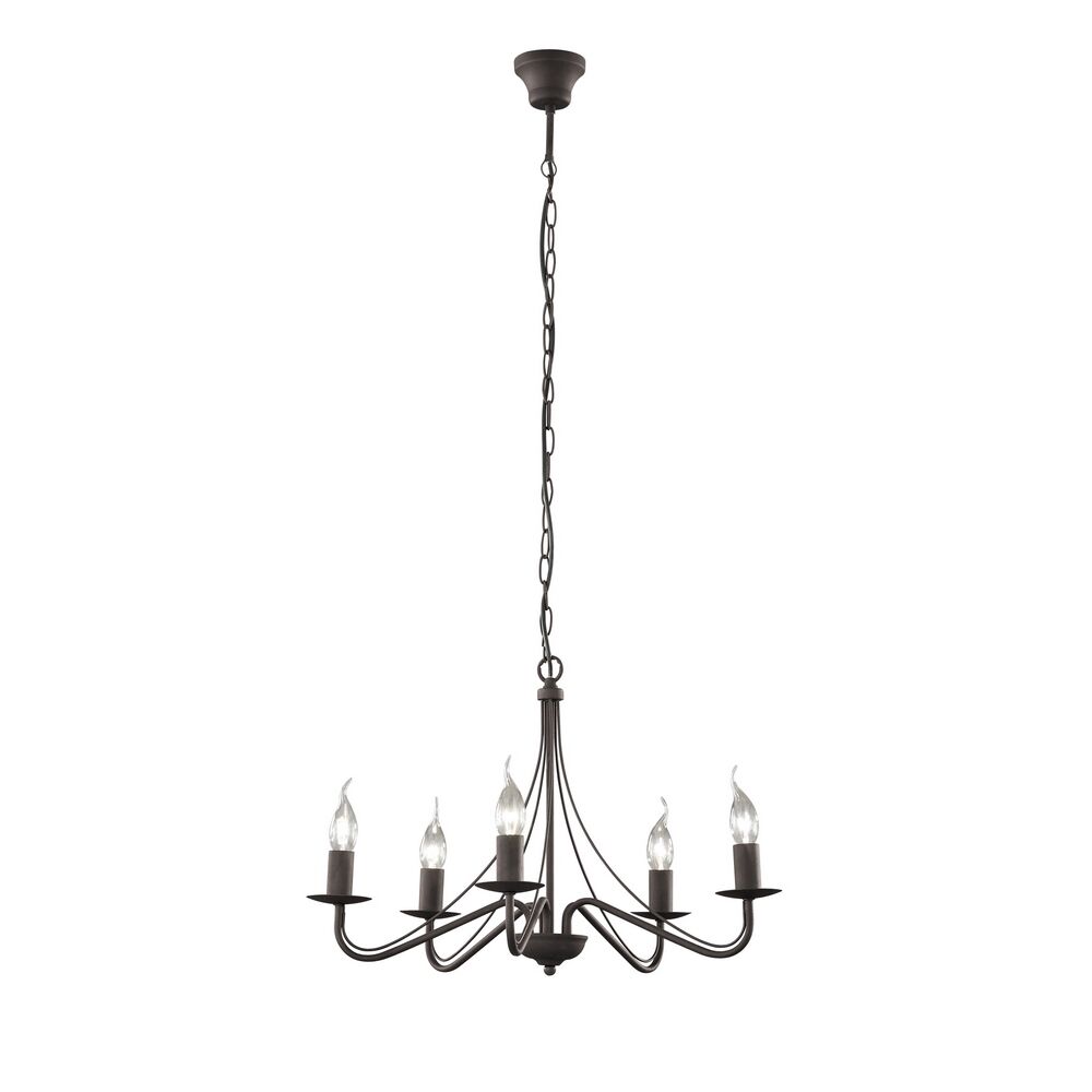 Rust Coloured chandelier classic, Jared
