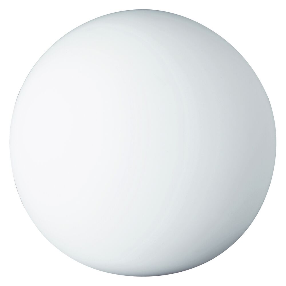 White table lamp glass, Lexie, with switch