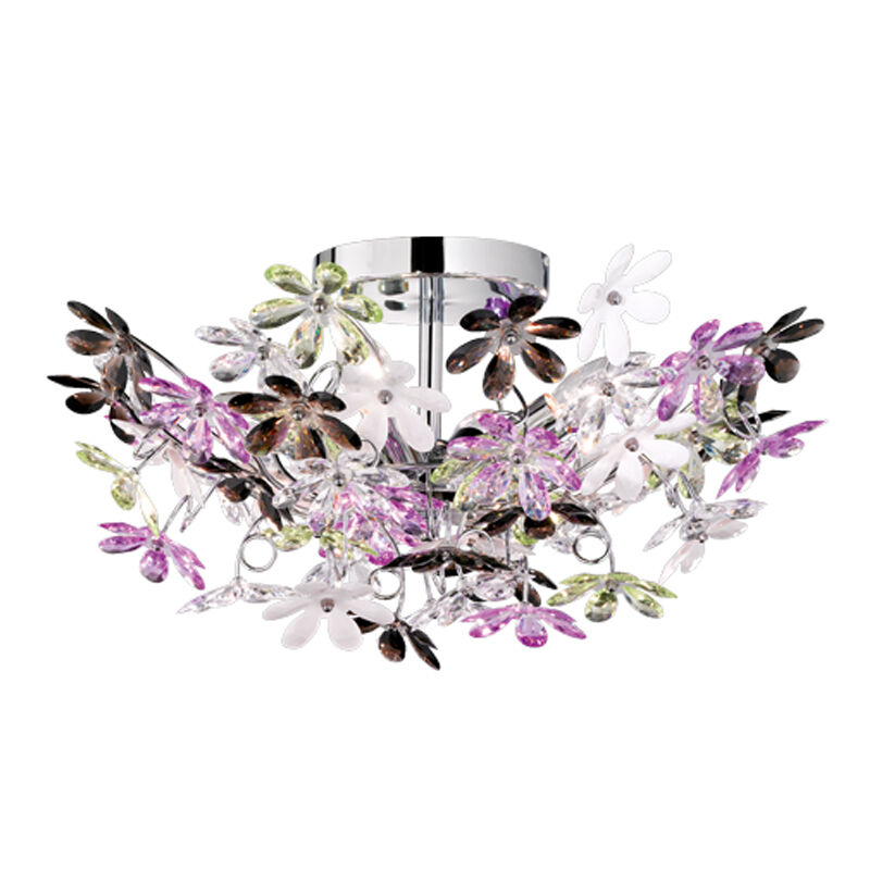 Chrome ceiling light retro, Wooler