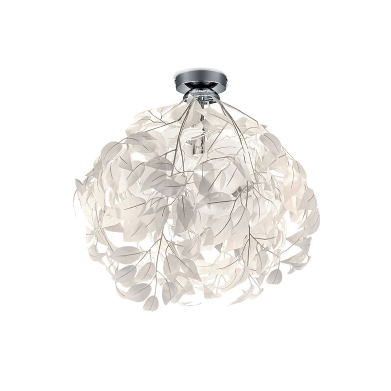 Chrome flush ceiling light retro, Urwa