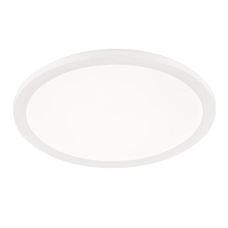 White flush ceiling light modern, Gistrup, 24W, 3000K LED, IP44