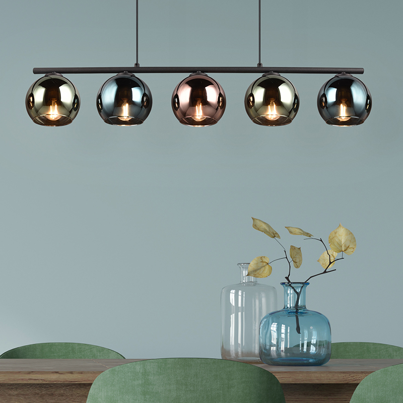 Multicoloured pendant light design, Glenda