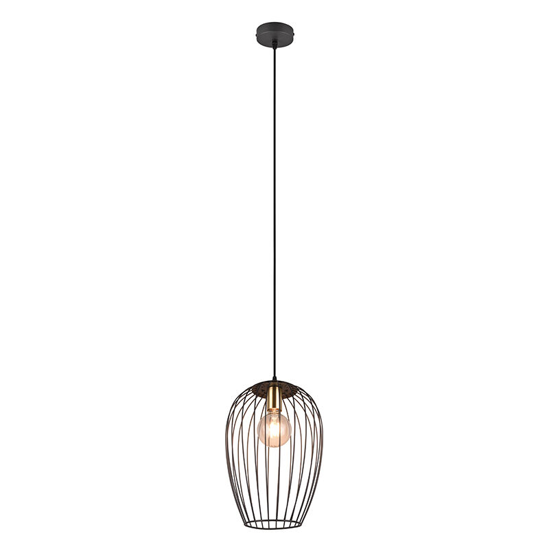 Black pendant light industrial, Dilano