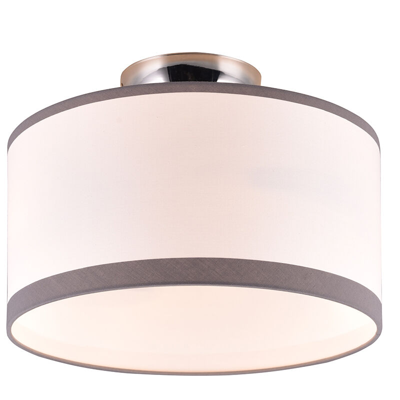 White flush ceiling light modern, Denley