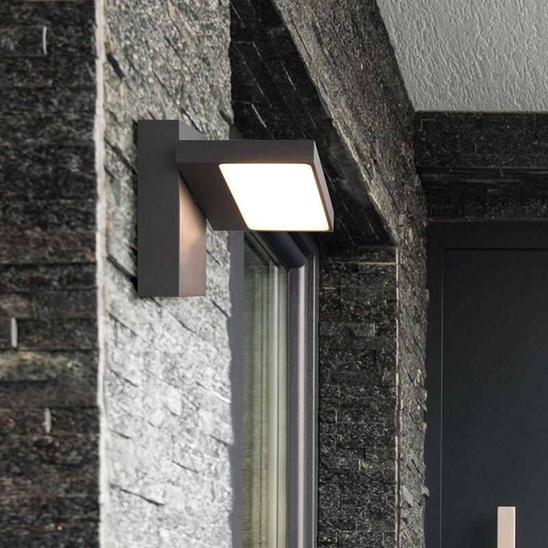 Anthracite outdoor light modern, Tabita, 8W, 3000K LED, IP54