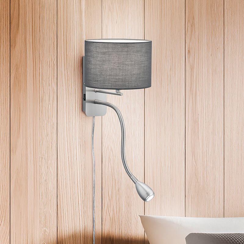 Nickel up down wall light modern, Ledbury