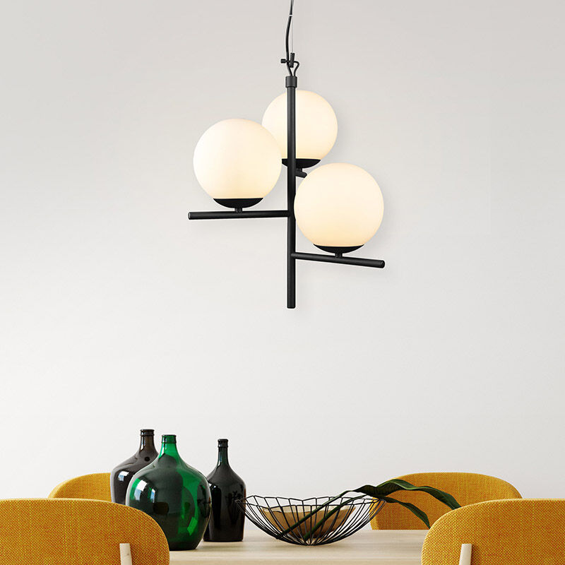 White pendant light modern, Silkis