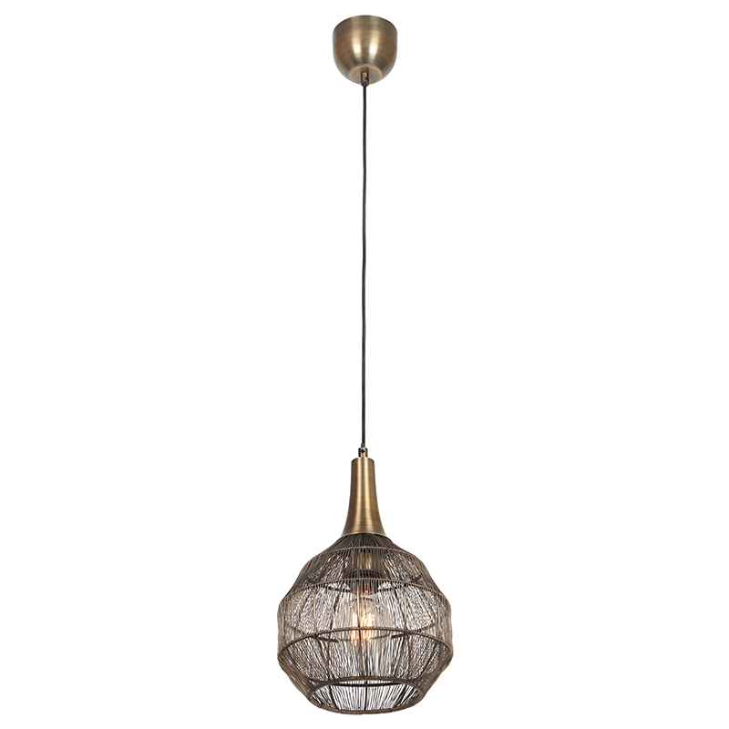 Bronze pendant light rustic, Rins