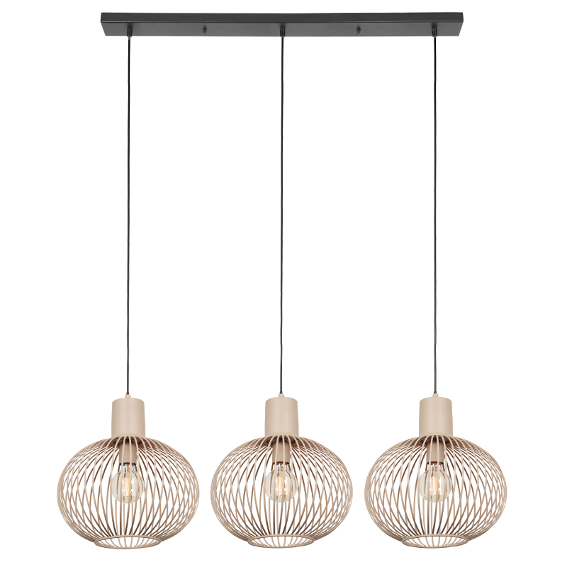 Beige pendant light industrial, Gjalt