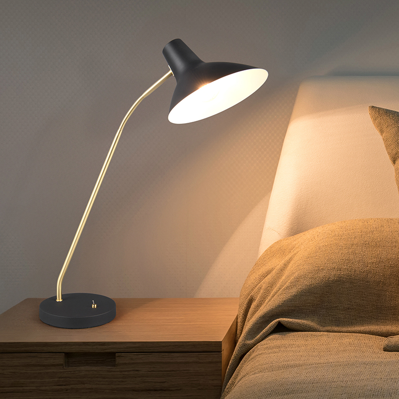Black desk lamp classic, Merit